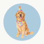Celebration Pet Coaster (Booth) — French Blue