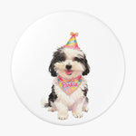 Celebration Pet Coaster (Booth) — Soft White