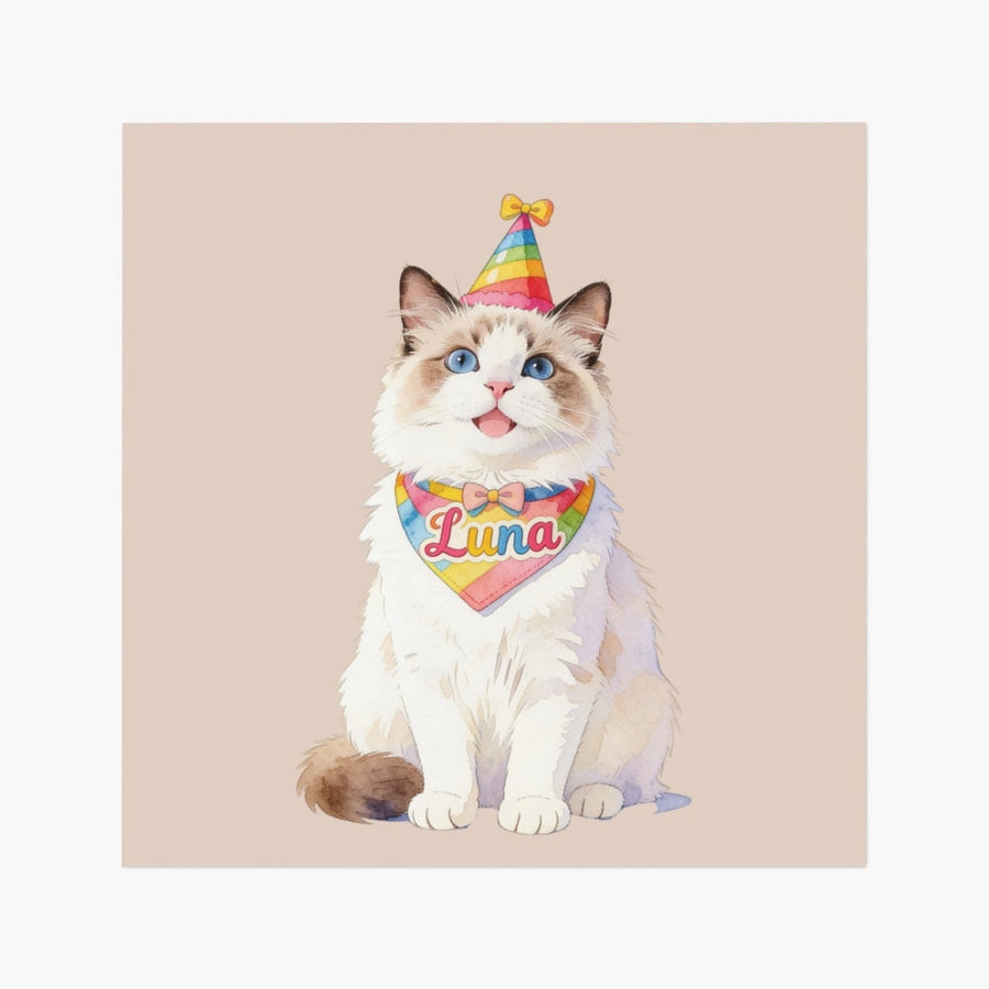 Celebration Pet Magnet (Booth) — Dusty Pink