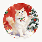 Christmas Scene Pet Coaster (Booth) — design 4