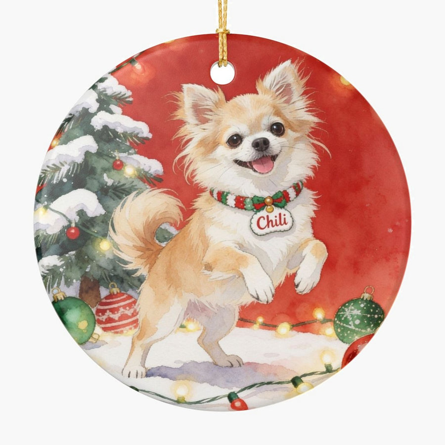 Christmas Scene Pet Ornament (Booth)