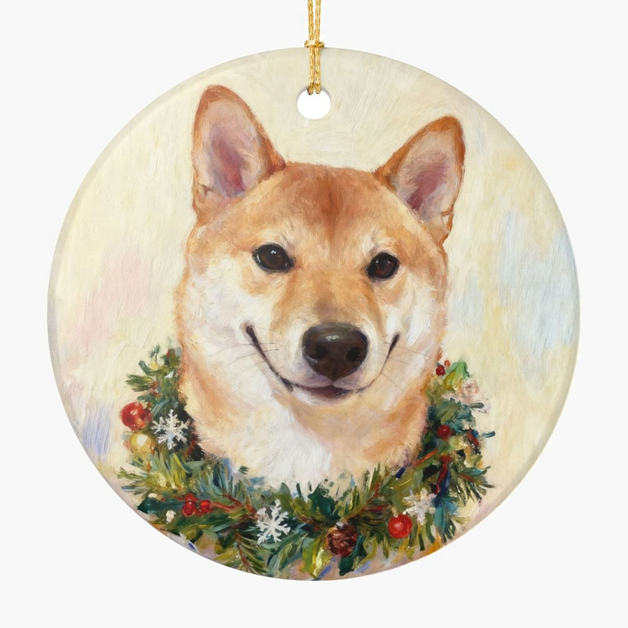 Christmas Wreath Pet Ornament (Booth)