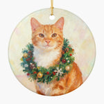 Christmas Wreath Pet Ornament (Booth)