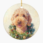 Christmas Wreath Pet Ornament (Booth)