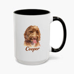 Color Pencil Colorful Mug 15 oz (Booth) — Black
