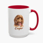Color Pencil Colorful Mug 15 oz (Booth) — Red