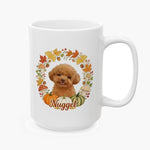 Fall Wreath Colorful Mug 15 oz (Booth) — White