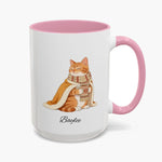 Nordic Fire Pit Colorful Mug 15 oz (Booth) — Pink