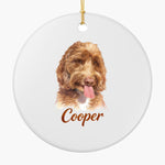 Pencil Art Pet Ornament (Booth) — Soft White