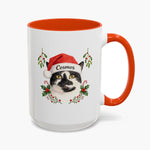 Santa Hat Colorful Mug 15 oz (Booth) — Orange