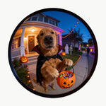 Trick or Treat Pet Coaster (Booth) — design 1